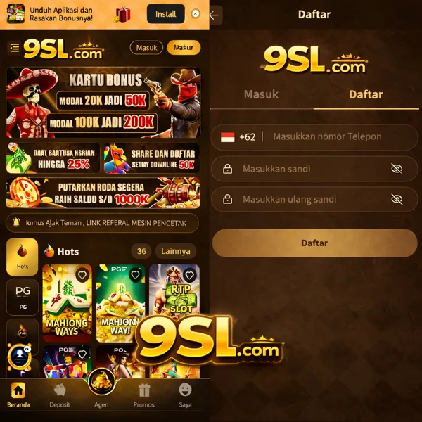 9SL Login Resmi APK 2026